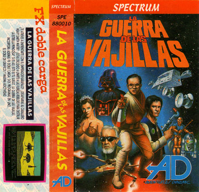 Screen from La Guerra de las Vajillas