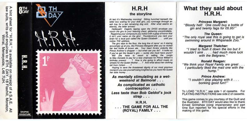 Screen from H.R.H.