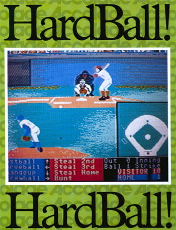 Screen from HardBall!