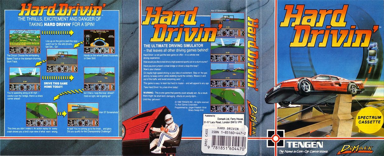 Screen from Hard Drivin'