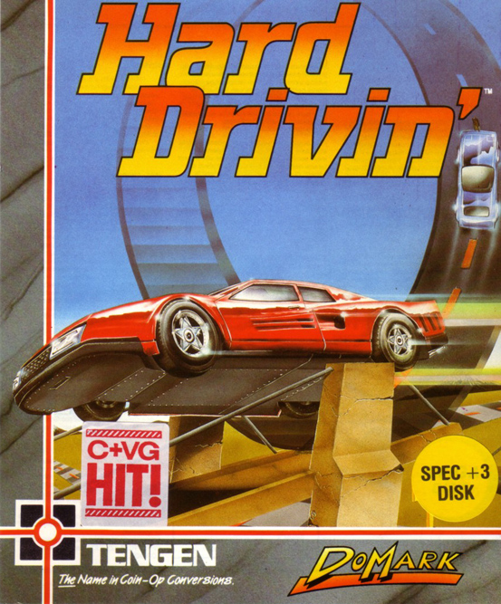 Screen from Hard Drivin'