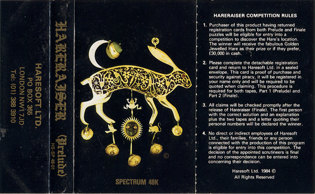 Screen from Hareraiser: Prelude