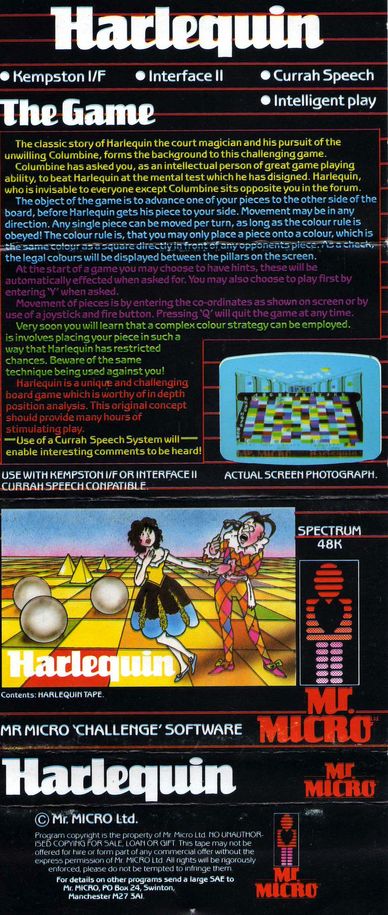Screen from Harlequin