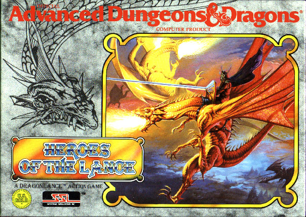 Screen from Heroes of the Lance