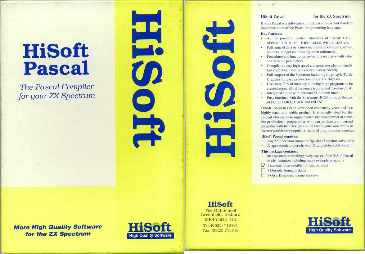 Screen from HiSoft Pascal 4