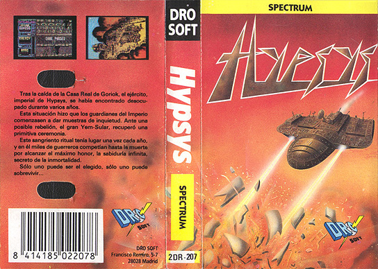 Screen from Hypsys