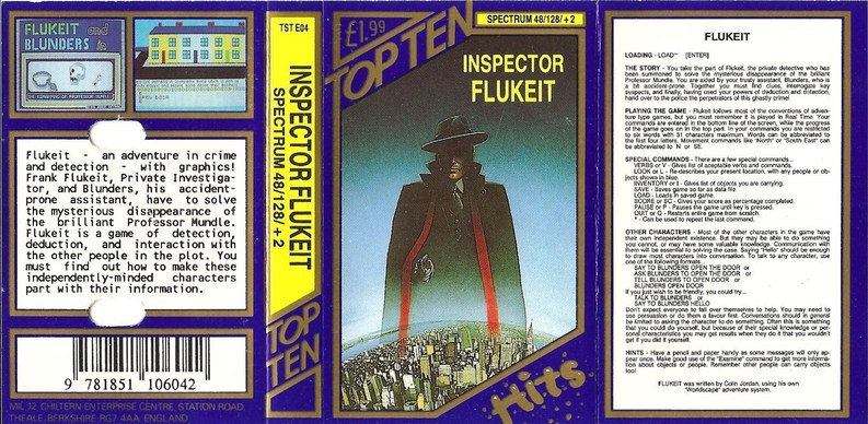 Screen from Inspector Flukeit