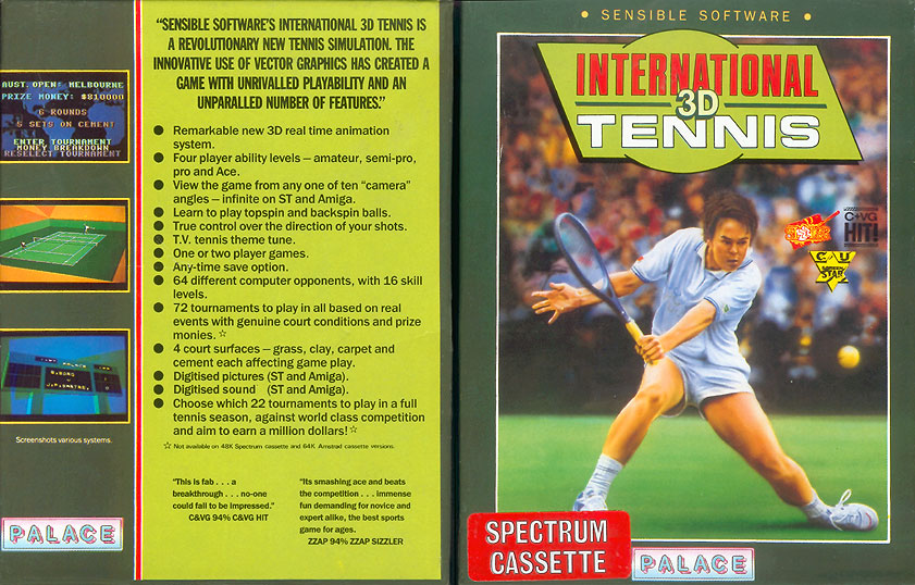 Screen from International 3D Tennis