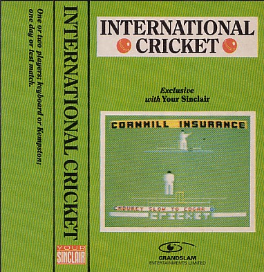 Screen from International Cricket