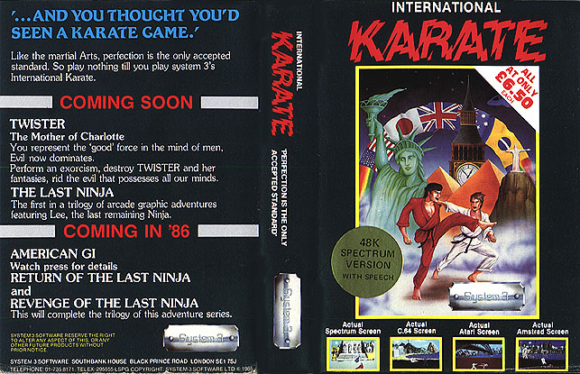 Screen from International Karate