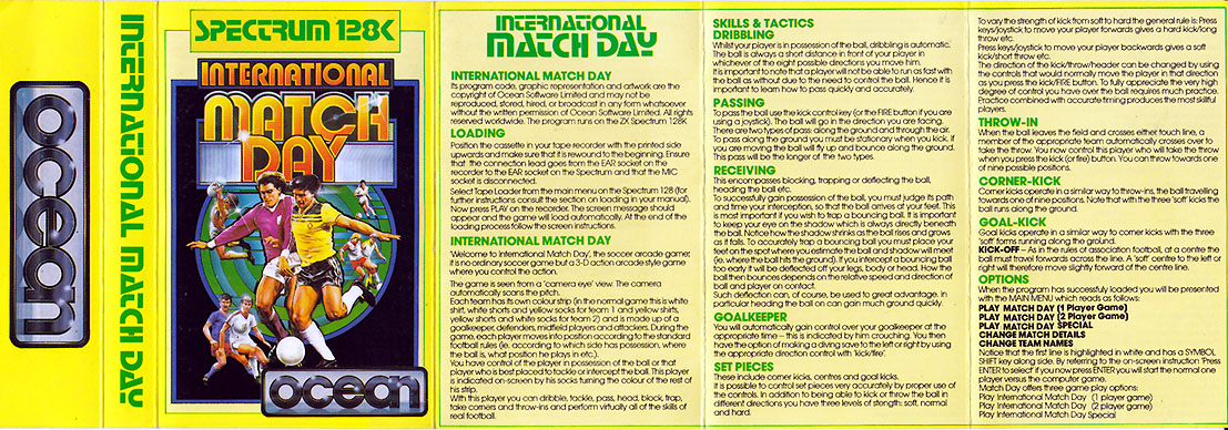 Screen from International Match Day