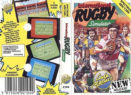 Screen from International Rugby Simulator