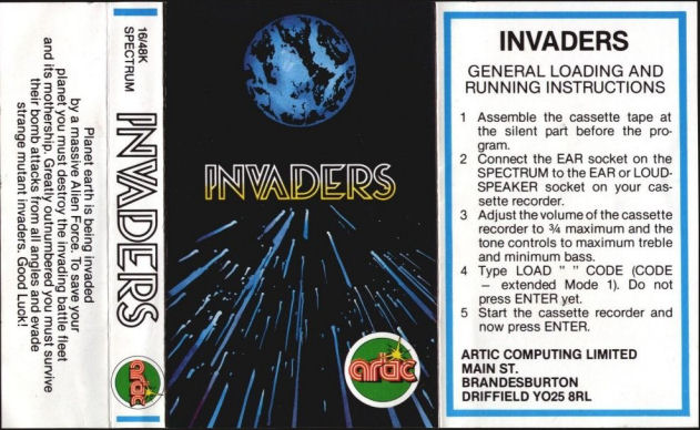 Screen from Invaders
