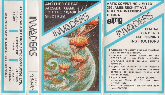 Screen from Invaders