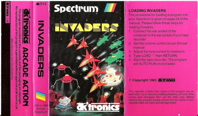 Screen from Invaders