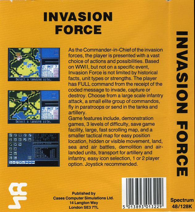 Screen from Invasion Force