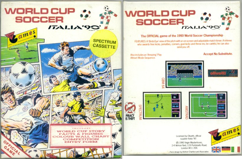 Screen from Italia '90 - World Cup Soccer