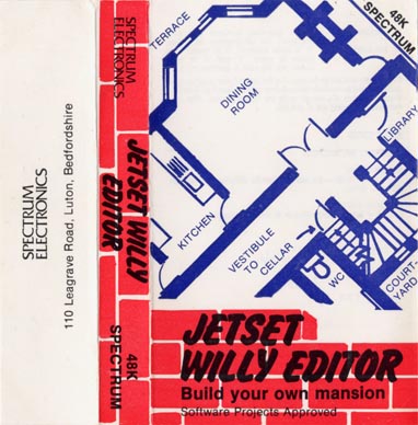 Screen from JetSet Willy Editor