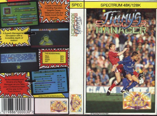 Screen from Jimmy's Soccer Manager