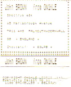 Screen from John Brown