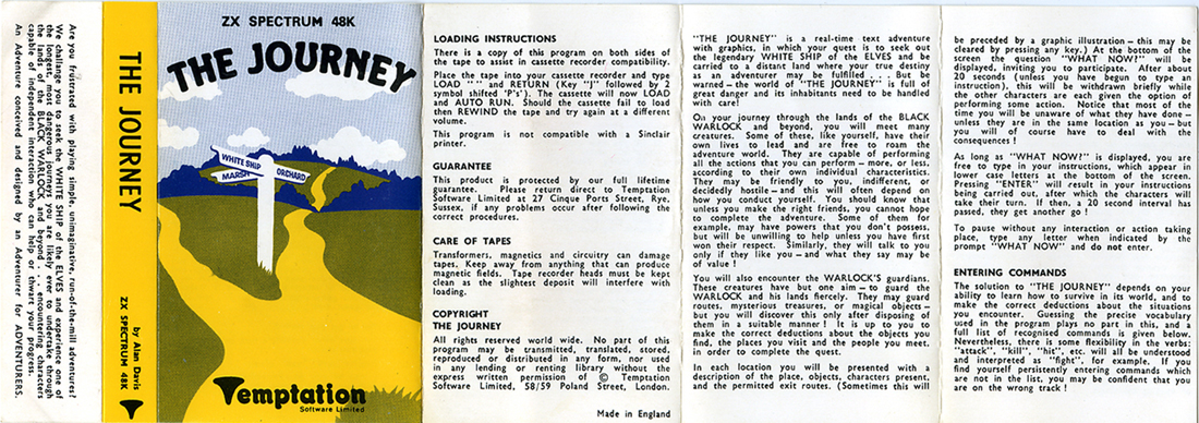 Screen from The Journey