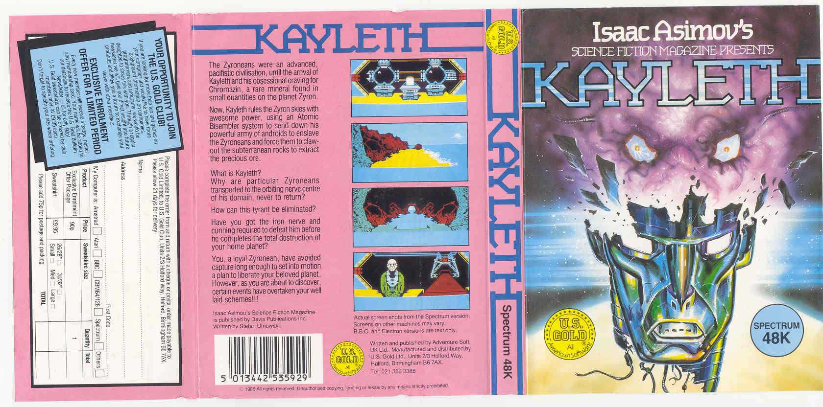 Screen from Kayleth