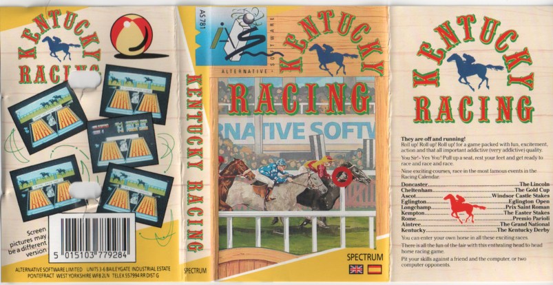 Screen from Kentucky Racing
