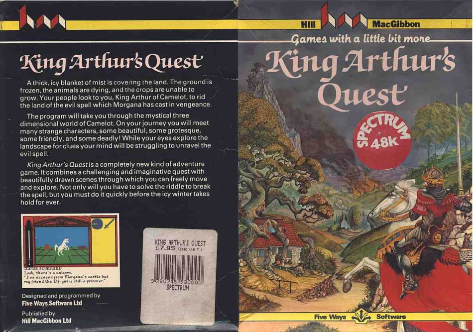 Screen from King Arthur's Quest
