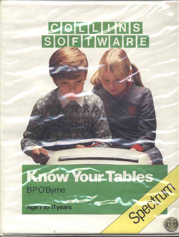 Screen from Know Your Tables
