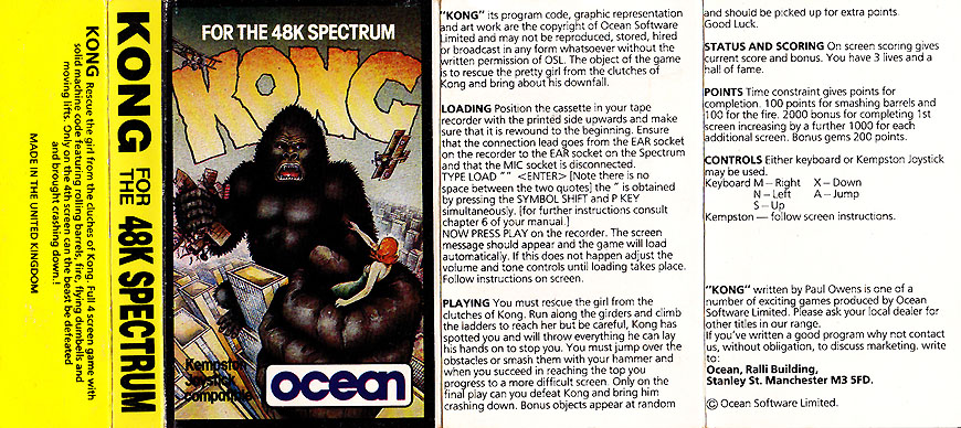 Screen from Kong