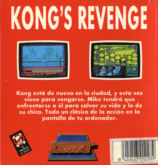 Screen from Kong's Revenge