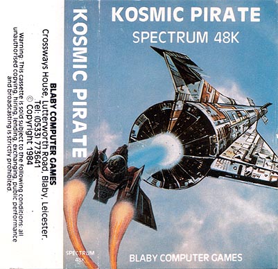 Screen from Kosmic Pirate