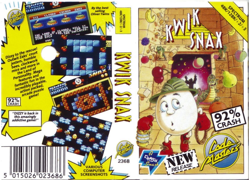 Screen from Kwik Snax