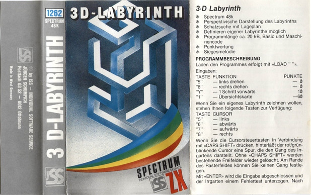 Screen from 3D Labyrinth