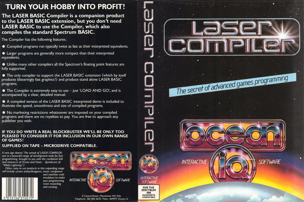 Screen from Laser Compiler