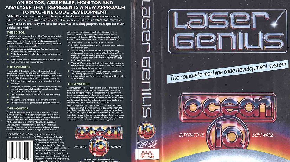 Screen from Laser Genius