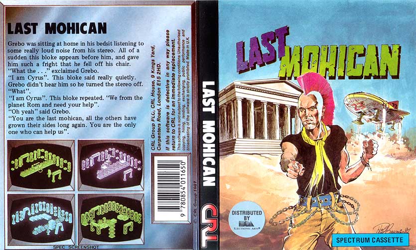 Screen from Last Mohican