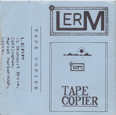 Screen from Lerm Tape Copier 5