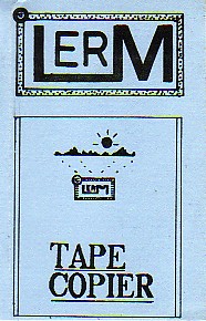 Screen from Lerm Tape Copier 6