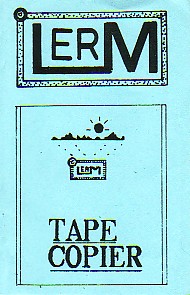 Screen from Lerm Tape Copier 7