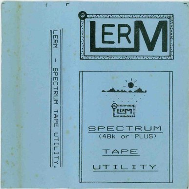 Screen from Lerm Tape Utility 9
