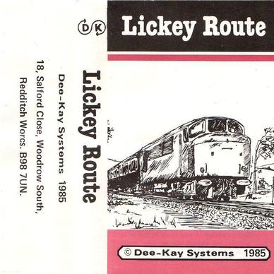 Screen from Lickey Route