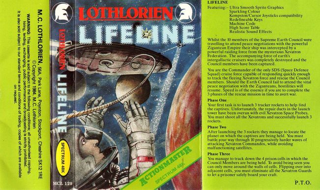 Screen from Lifeline