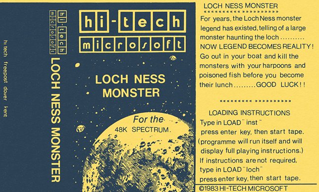Screen from Loch Ness Monster