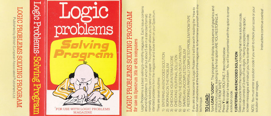 Screen from Logic Problems