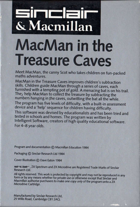 Screen from MacMan in the Treasure Caves