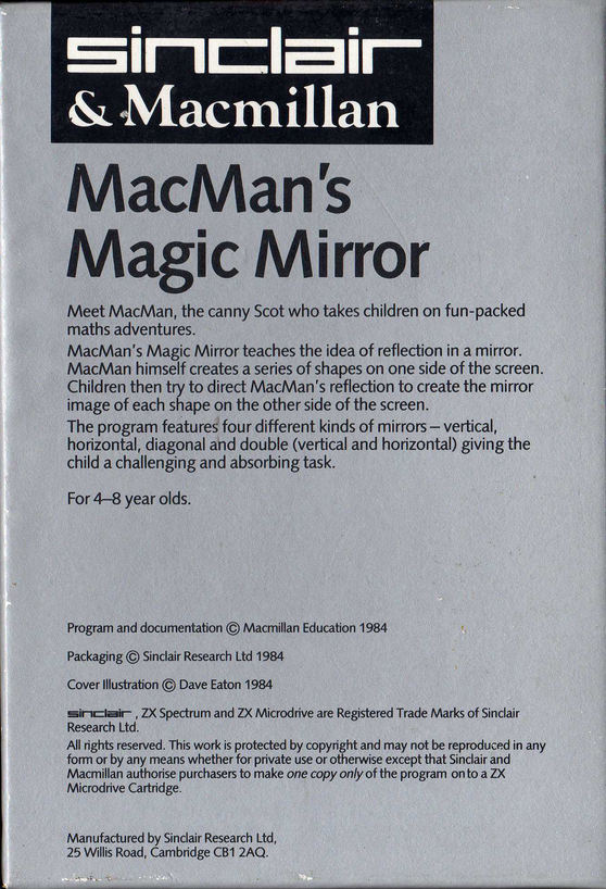 Screen from MacMan's Magic Mirror