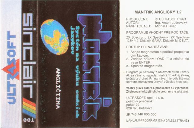 Screen from Mantrik Anglicky