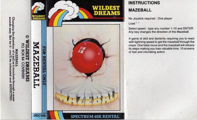 Screen from Mazeball
