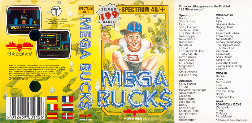 Screen from Mega Bucks